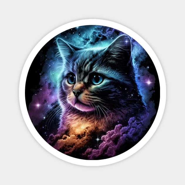 Cat Nebula Magnet by TreemanMorse